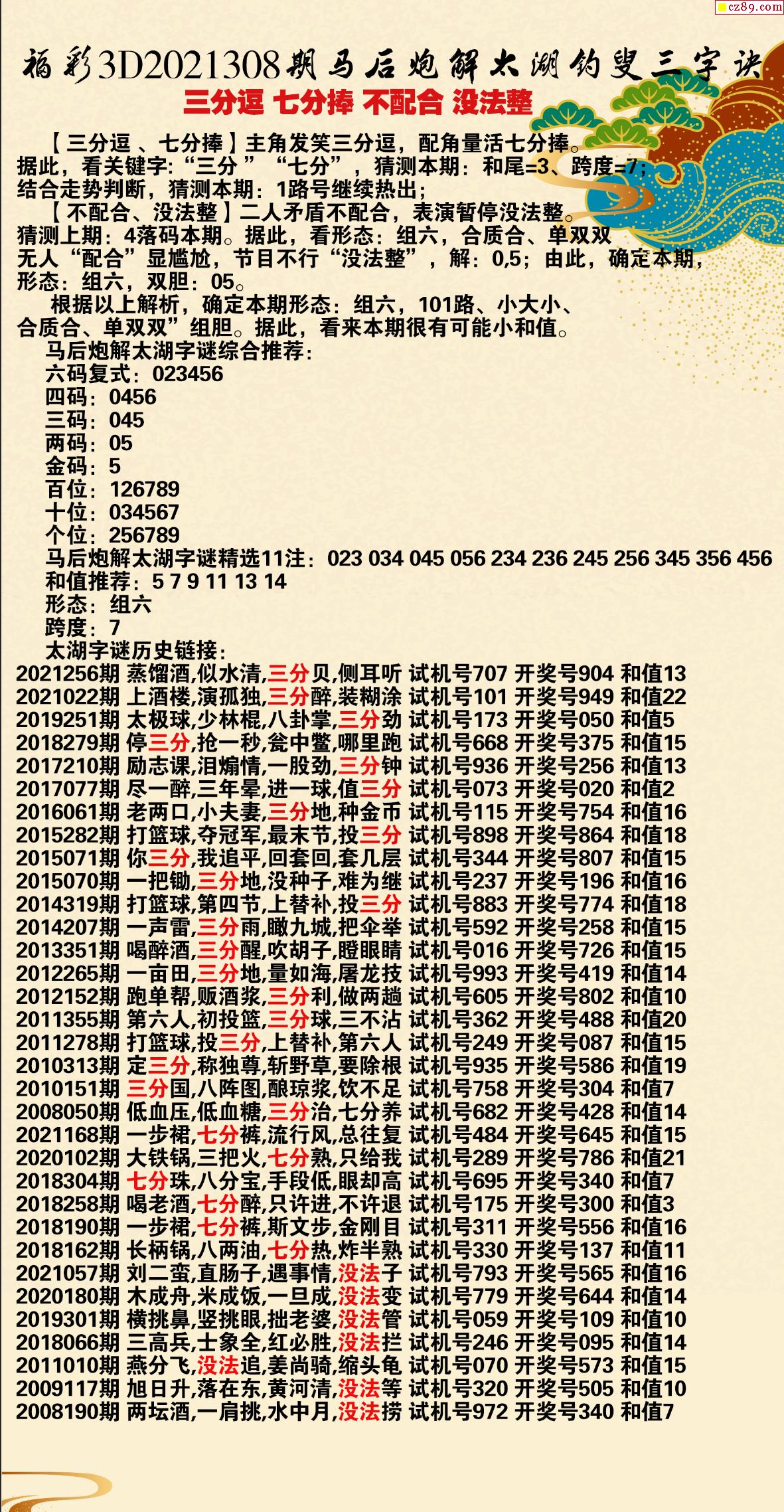 每日一语，马后炮解太湖钓叟字谜的智慧之旅