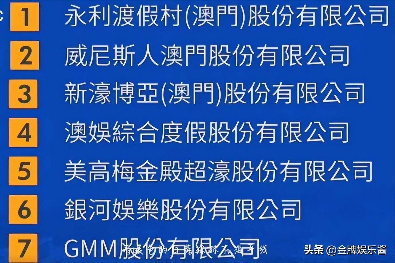 澳门6大赌牌持有人名单一览表及价格解析
